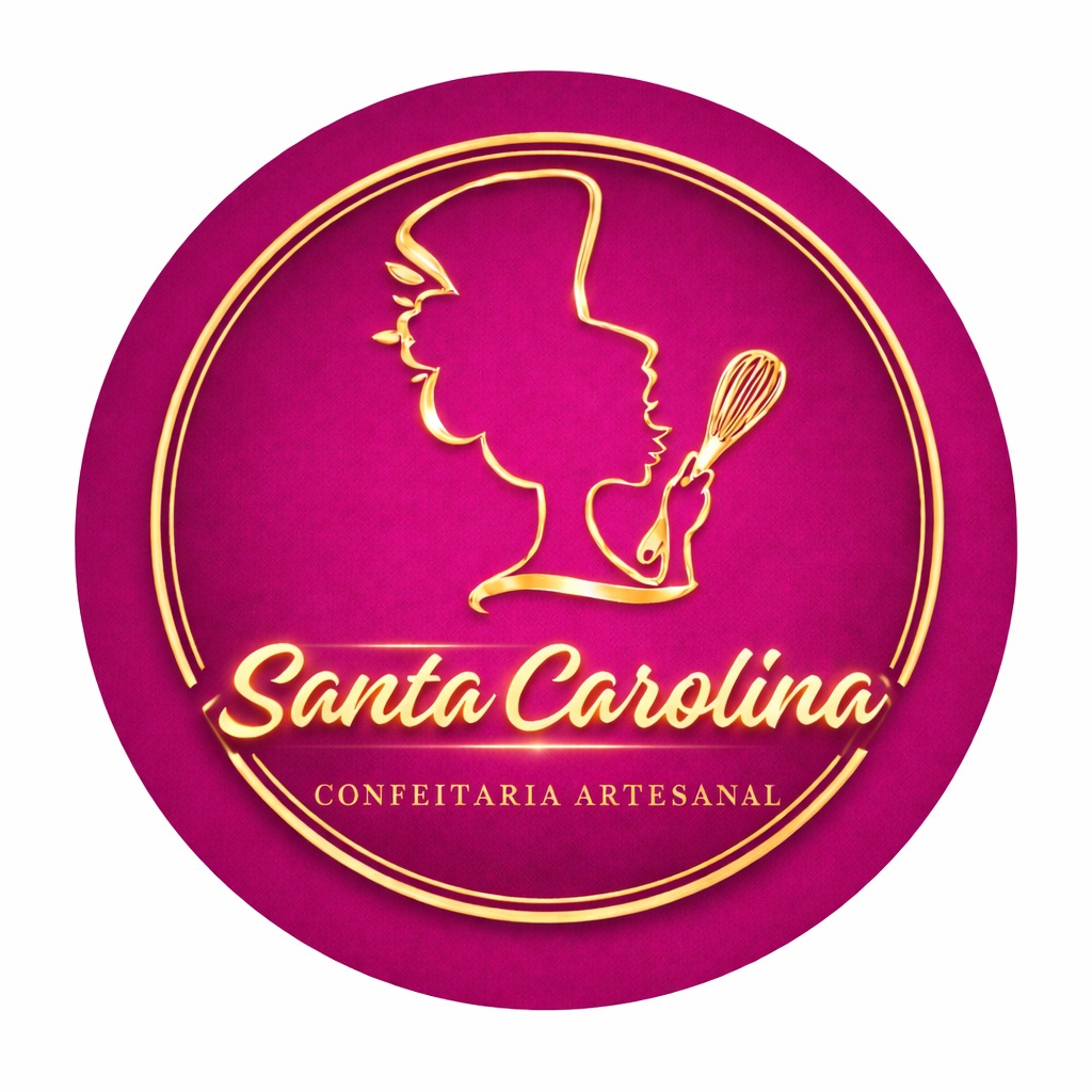 Logotipo Santa Carolina Confeitaria Artesanal